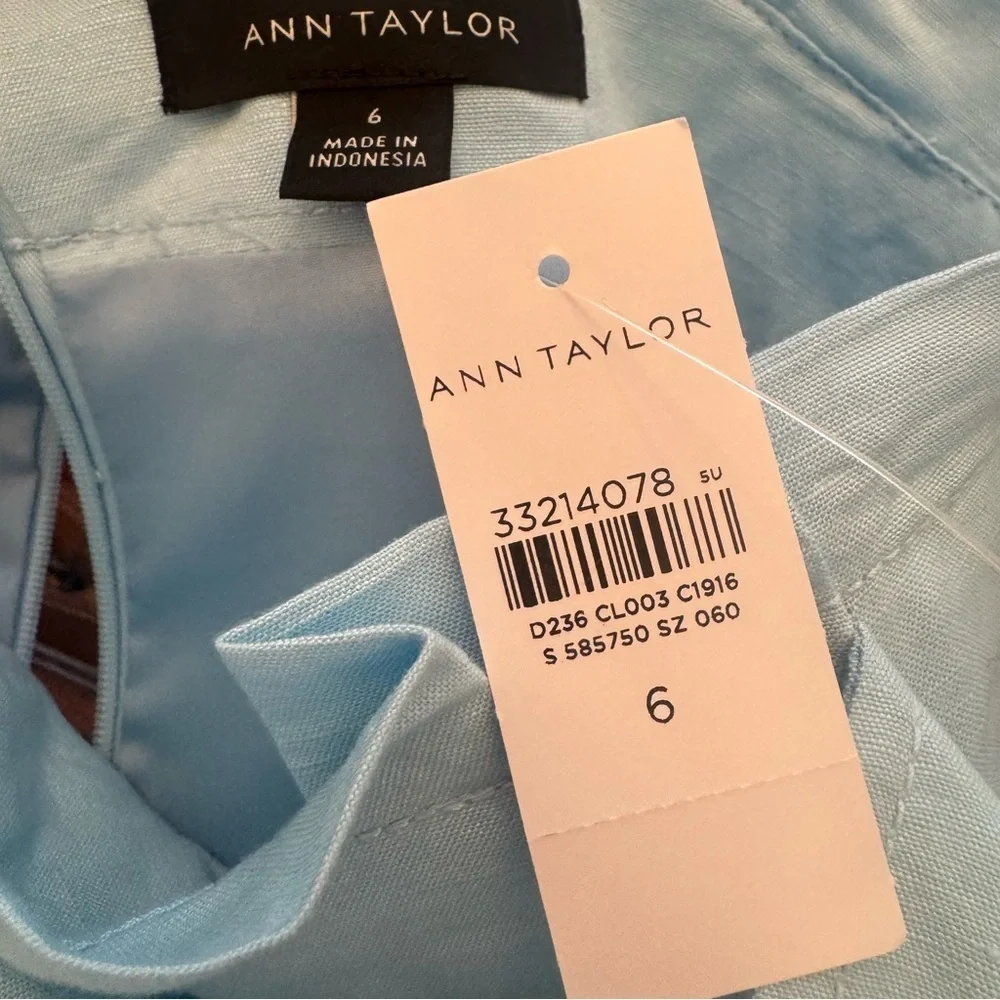 Ann Taylor Light Blue Pencil Skirt - Picture 5 of 6